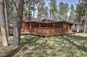 Lovely Creekside Ruidoso Home with Hot Tub and Deck!